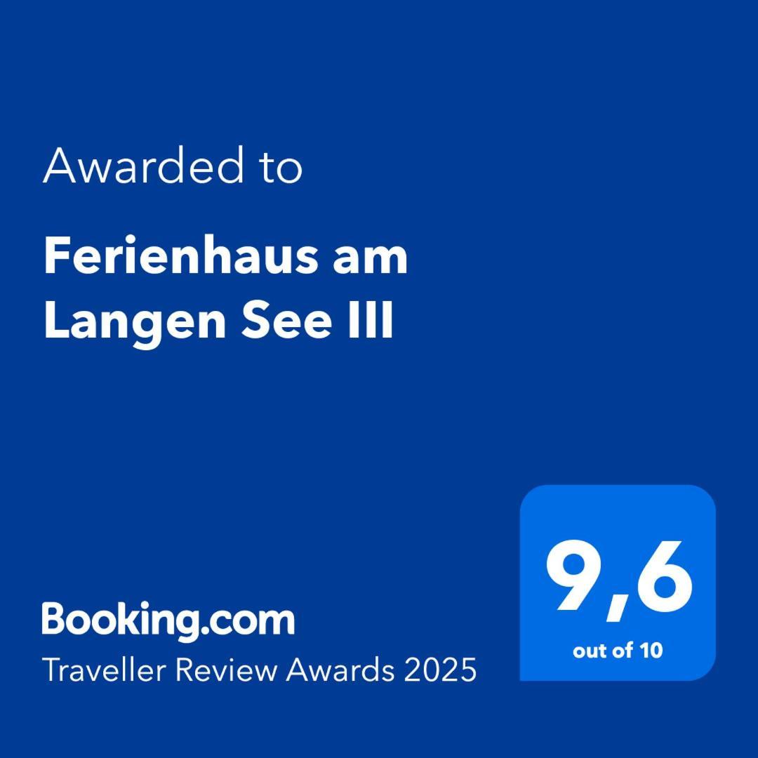 Ferienhaus Am Langen See III Heidesee Zewnętrze zdjęcie
